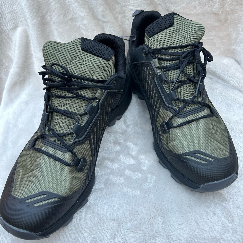 adidas Men's Olive Green and Black Trail Shoes